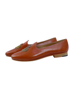 SHUTIQ - Crown Laurus Tan Mojris