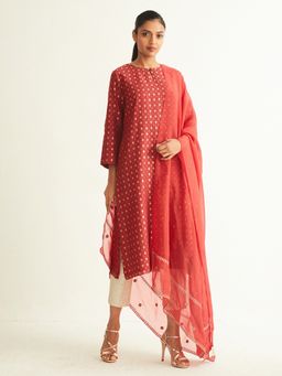 Ancestry - Embroidered Organza Dupatta