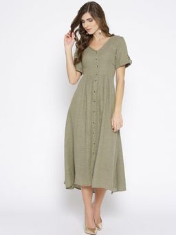 Scoup - Olive Green Dress