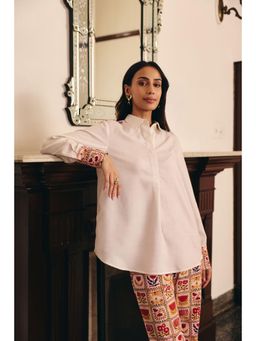 Muvazo - White A-line Top