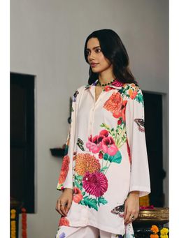 Muvazo - Garden Flutter Floral Shirt