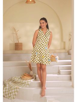 Beyond Tara - Sorrento Checks Mini Dress
