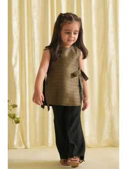 TIBER TABER - Black Top with Palazzo