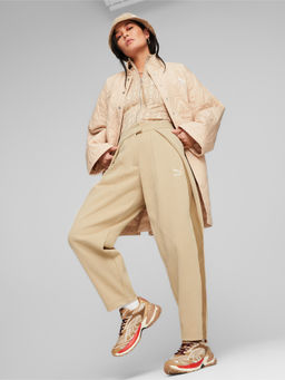 Puma - Luxe Sport T7 Womens Beige Trackpants