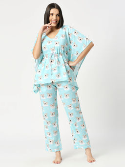 Pyjama Party - Koala Bear Kaftan Cotton Rayon Shirt with Pyjama in Kaftan Style (Set of 2)