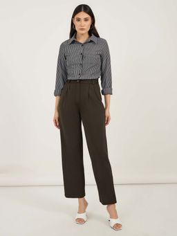 Styli - Olive Solid Pant