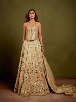 Gopi Vaid - Saanjh Lehenga with Blouse and Dupatta