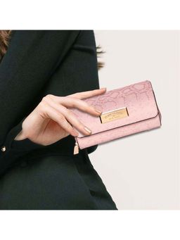 Kenneth Cole - Pink Women's Front-Flap and 270 Degree Zip-Around Wallet