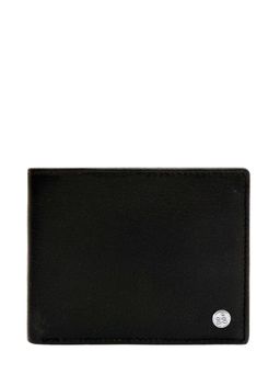Eske - Black Maxime Genuine Leather Bi-Fold Men's Wallet 8 Card Slots