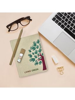 Indigifts - A6 Eco-Friendly Pocket Diary & Pen Handmade Vintage, Mothers Day Gift
