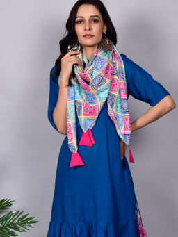 Empress Pitara - Zoya Teal Blue Suit Set