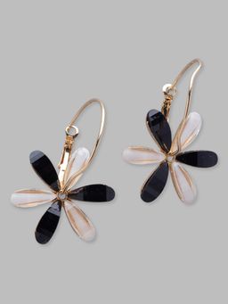 Globus - Gold Plated Floral Drop Earring-3619432001