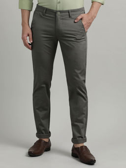 Crocodile - Solid Olive Casual Trouser