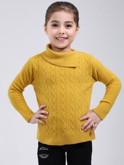Monte Carlo - Mustard Blended Full Sleeves Sweater