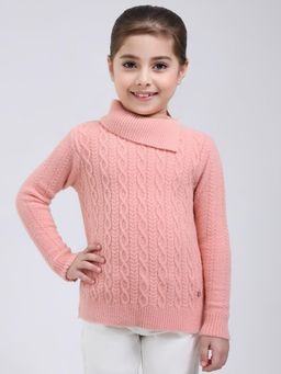 Monte Carlo - Pink Blended Full Sleeves Sweater