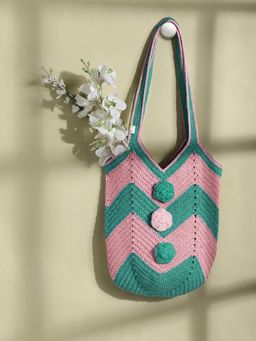 Magic Needles - Pink Detailing Market Bag
