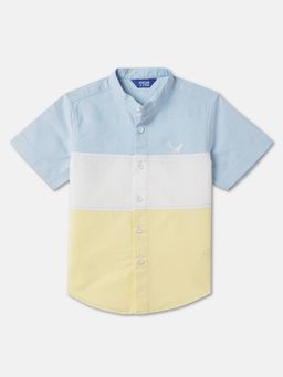R&B - Boys Blue Colorblock Regular Shirt