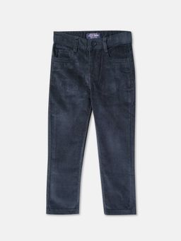 R&B - Boys Blue Solid Slim Pants
