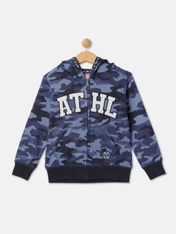 R&B - Boys Blue Camouflage Regular Hoodie