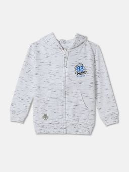 R&B - Boys Beige Melange Regular Hoodie