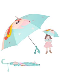 Little Surprise Box - Unisex Aqua Printed Umbrella