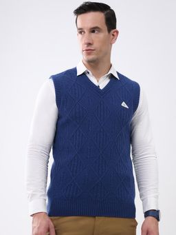 Monte Carlo - Men V-Neck Sleeveless Sweater