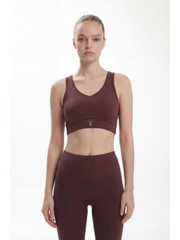 Cardio Bunny - Seamless Stretchable Non-Wired Padded Medium Coverage Sports Bra