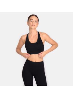 Cardio Bunny - Seamless Stretchable Non-Wired Removable Padded Medium Coverage Sports Bra