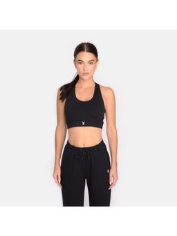Cardio Bunny - Seamless Stretchable Non-Wired Removable Padded Racerback Sports Bra