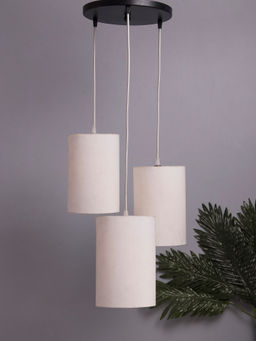 Homesake - Round Cluster White Shade Hanging Light