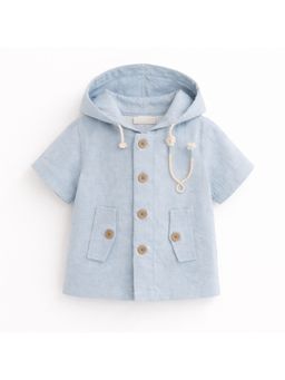 Bloom Up - Boys Blue Cotton Jacket