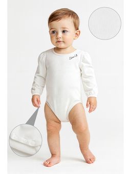 Bloom Up - Unisex White Cotton Bodysuit