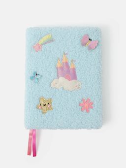 Accessorize London - Kids Girls Borg Badge Notebook