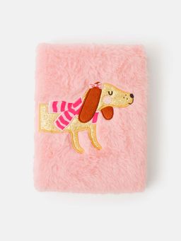 Accessorize London - Kids Fluffy Dog A5 Notebook
