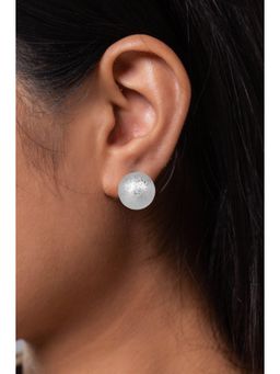 MINJI AND CO. - Silver Gold Plated Metal Ball Stud Earrings Minimal Anti Tarnish