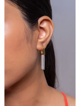 MINJI AND CO. - Multi-Color Gold Plated Minimal Hanging Earrings Lightweight Anti Tarnish