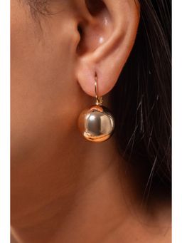 MINJI AND CO. - Rose Gold Gold Plated Lever Back Earrings Minimal Anti Tarnish