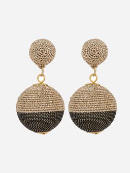 MINJI AND CO. - Olive Gold Plated Threader Chain Earrings Minimal Anti Tarnish