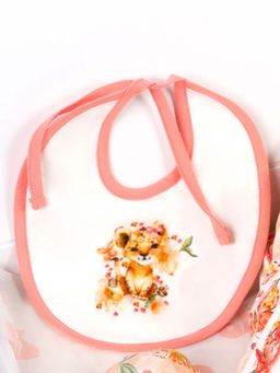 THE BABY TRUNK - Infant Egyptian Cotton Butterfly Print Bib (0-12 M)