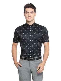 Simon Carter - Black Printed Shirt