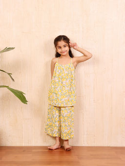 Evaraah - Yellow Sunkissed Printed Co-Ord set