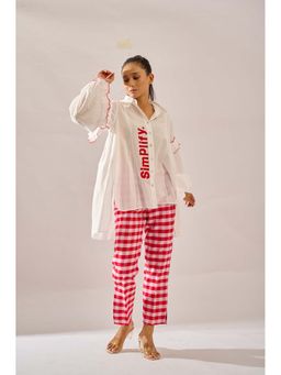 Haus of Handmade - White Simplify Cotton Shirt