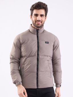Spykar - Fossil Grey Straight Fit Casual Jackets For Men