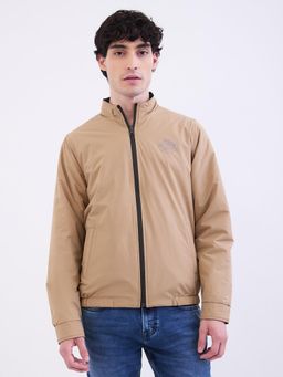 Spykar - Rifle Beige Straight Fit Reversable Jackets For Men