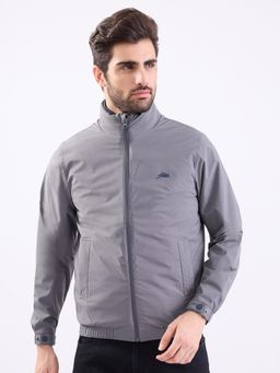 Spykar - Light Grey Straight Fit Casual Jackets For Men