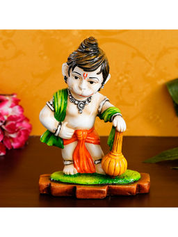 eCraftIndia - Colorful Lord Hanuman Handcrafted Polyresin Idol