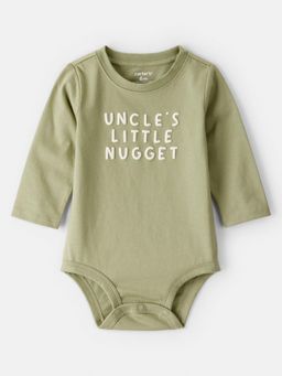 Carter's - Baby Boy Uncles Little Nugget Bodysuit - Green