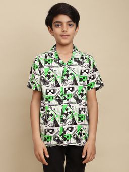 Kidsville - Official Minecraft Multi-Color Printed Shirt