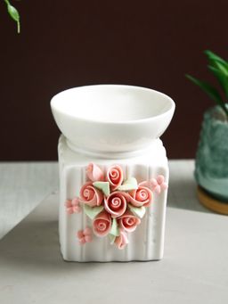 Tayhaa - Rose Bouquet Ceramic Tealight Holder