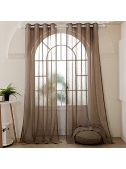 Story@Home - Serene Camel Solid Door Curtain